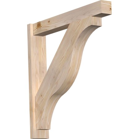 Ekena Millwork Funston Block Smooth Outlooker, Douglas Fir, 5 1/2"W x 34"D x 34"H OUT06X34X34FST05SDF